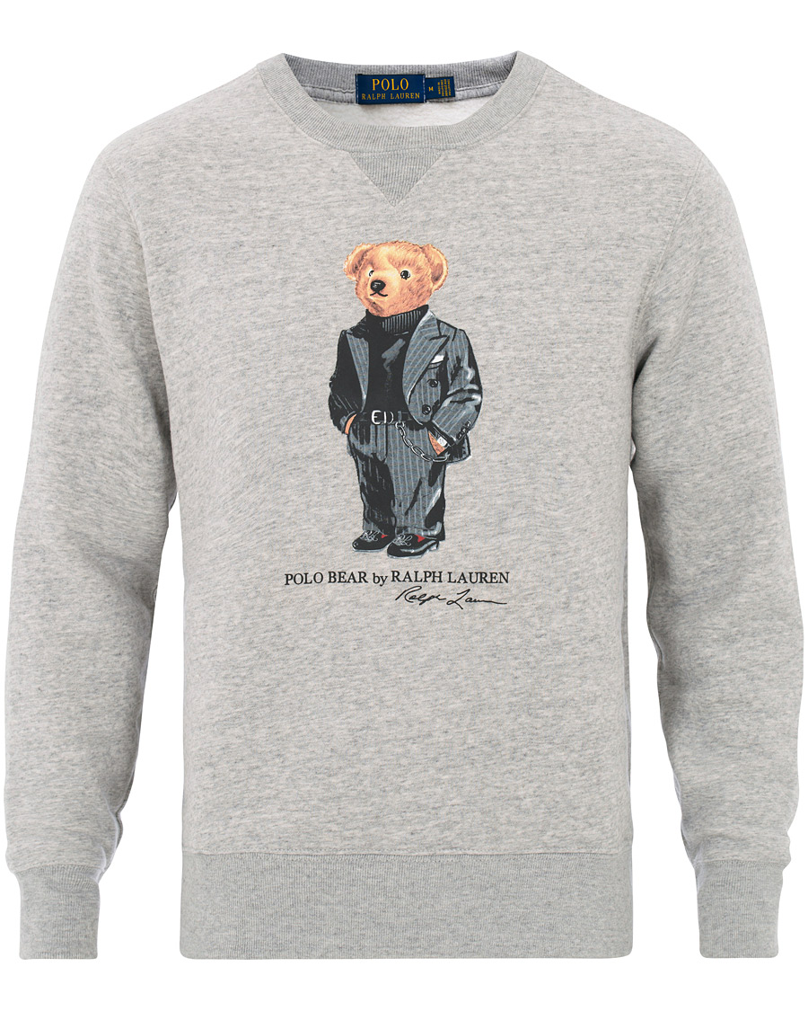 Homme | Pulls Et Tricots | Polo Ralph Lauren | Printed Suit Bear Sweatshirt Grey