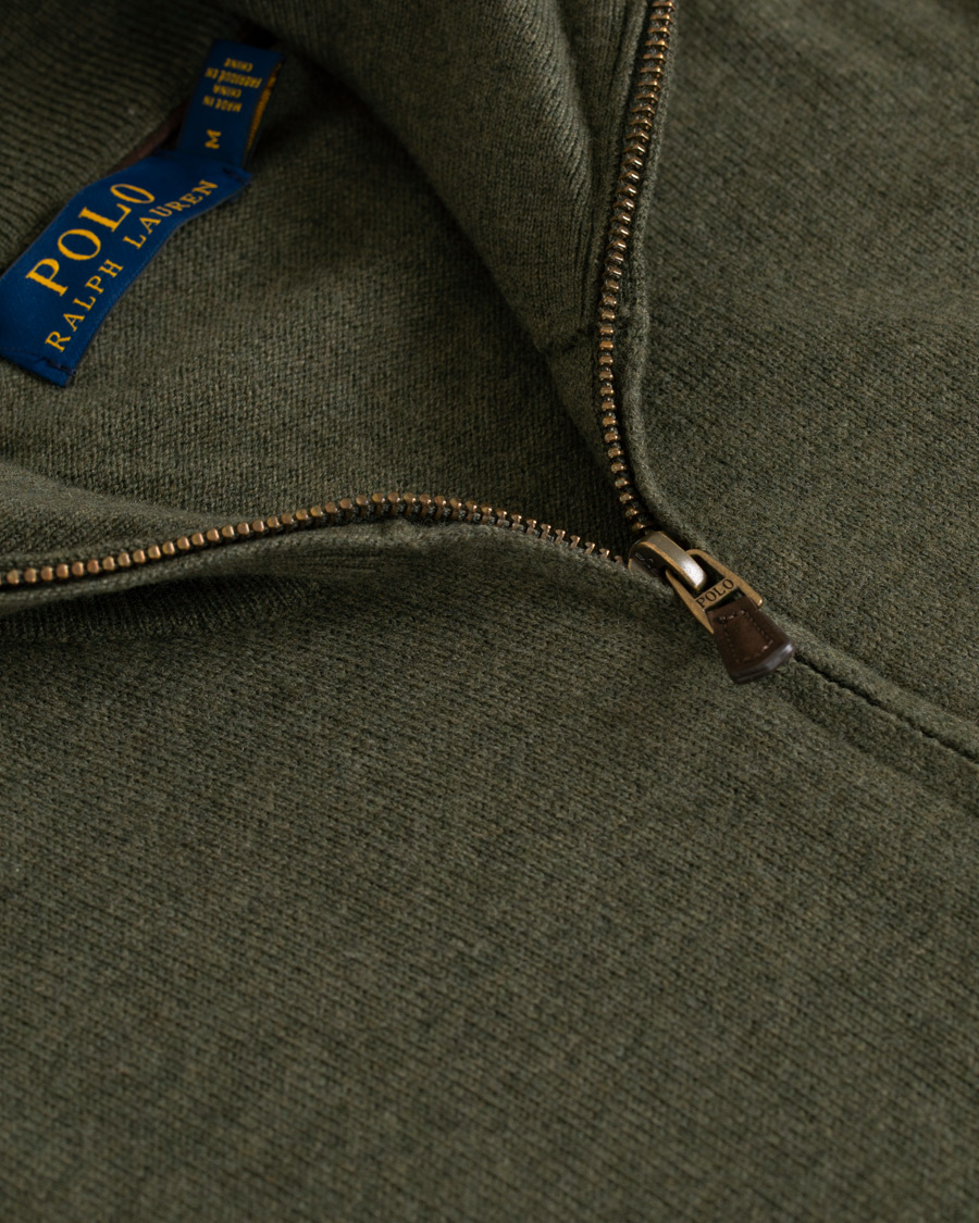 Homme | Pulls Et Tricots | Polo Ralph Lauren | Merino Half Zip Olive