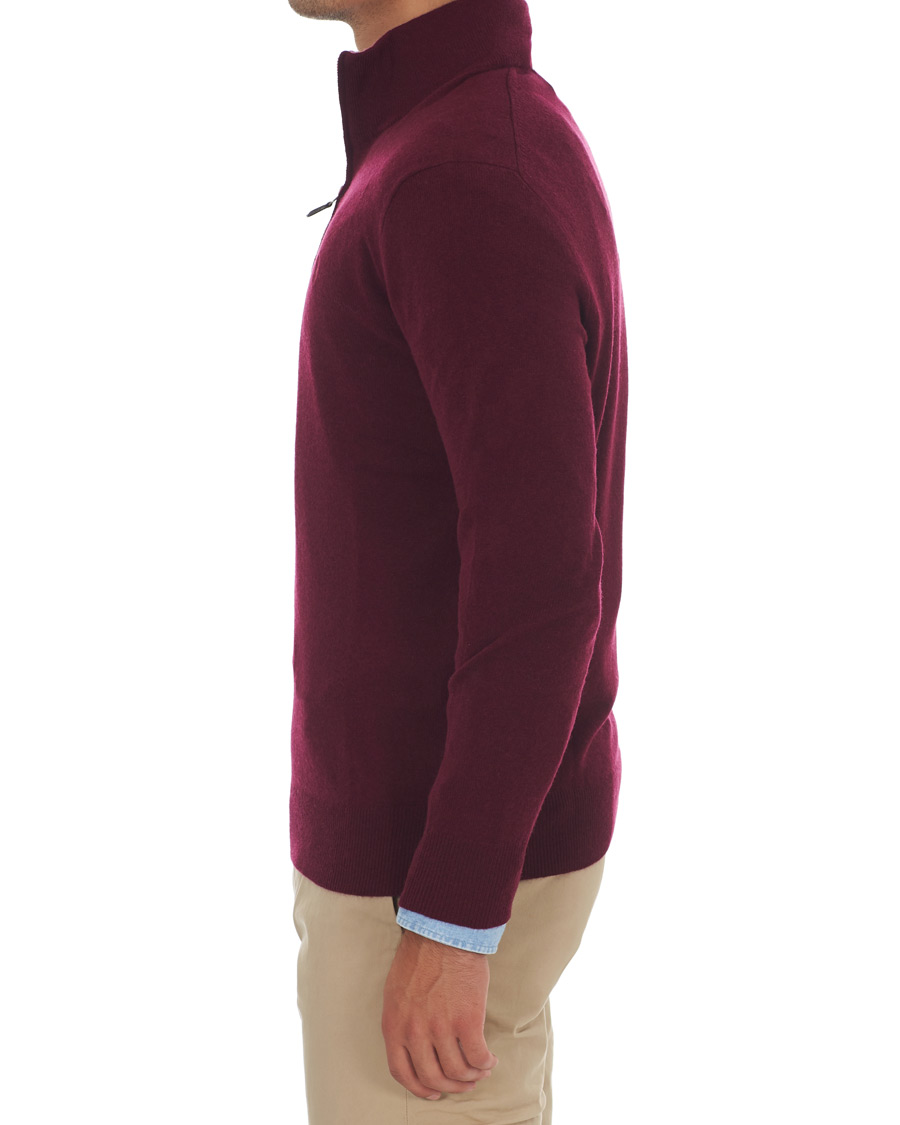 Heren | Truien | Polo Ralph Lauren | Merino Half Zip Burgundy