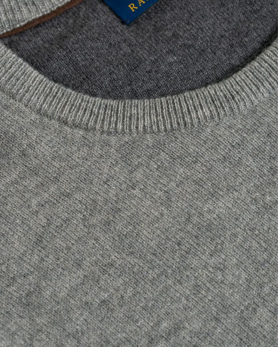 Homme | Pulls Et Tricots | Polo Ralph Lauren | Lambswool Crew Neck Pullover Fawn Grey Heather