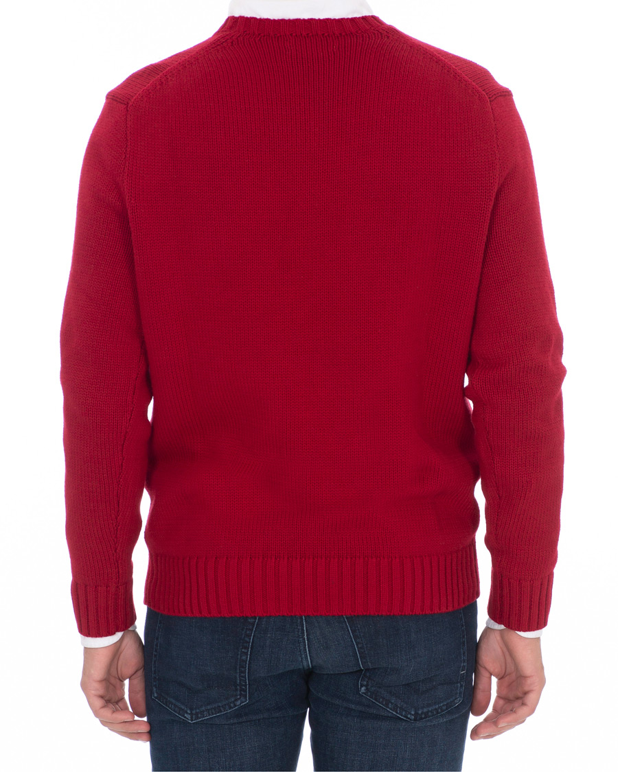 Heren | Truien | Polo Ralph Lauren | Crispy Cotton Crew Neck Red