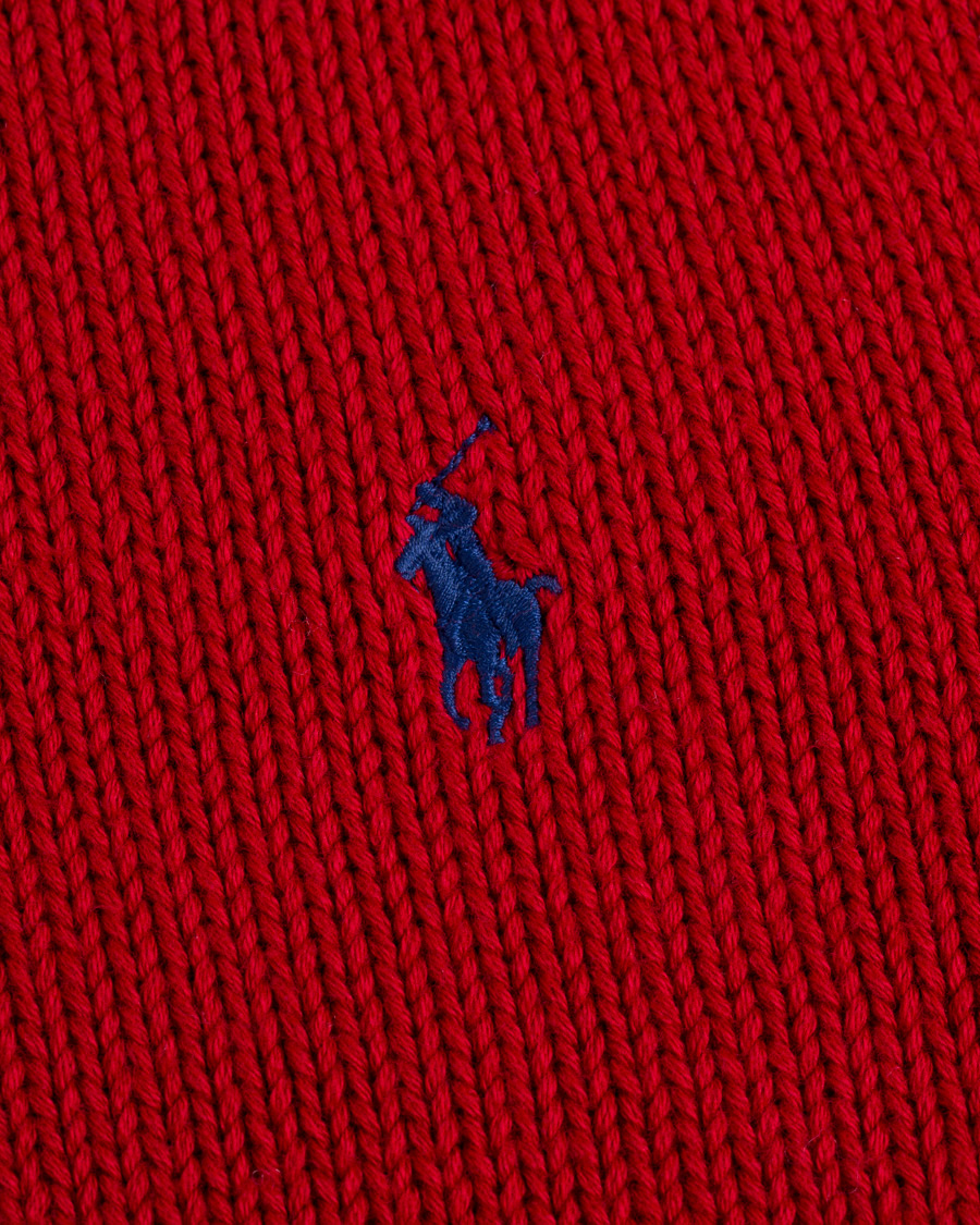 Heren | Truien | Polo Ralph Lauren | Crispy Cotton Crew Neck Red
