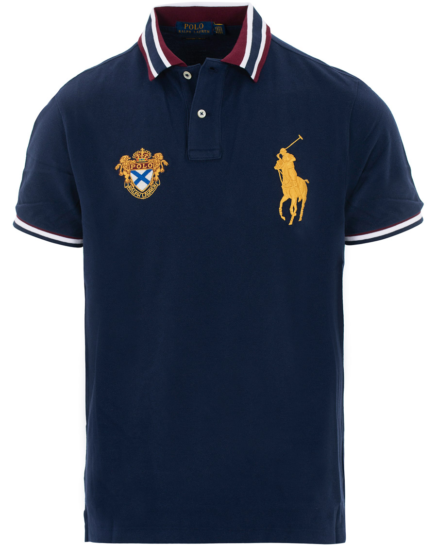 Heren | Polo's | Polo Ralph Lauren | Custom Slim Fit Crest Big Pony Polo French Navy
