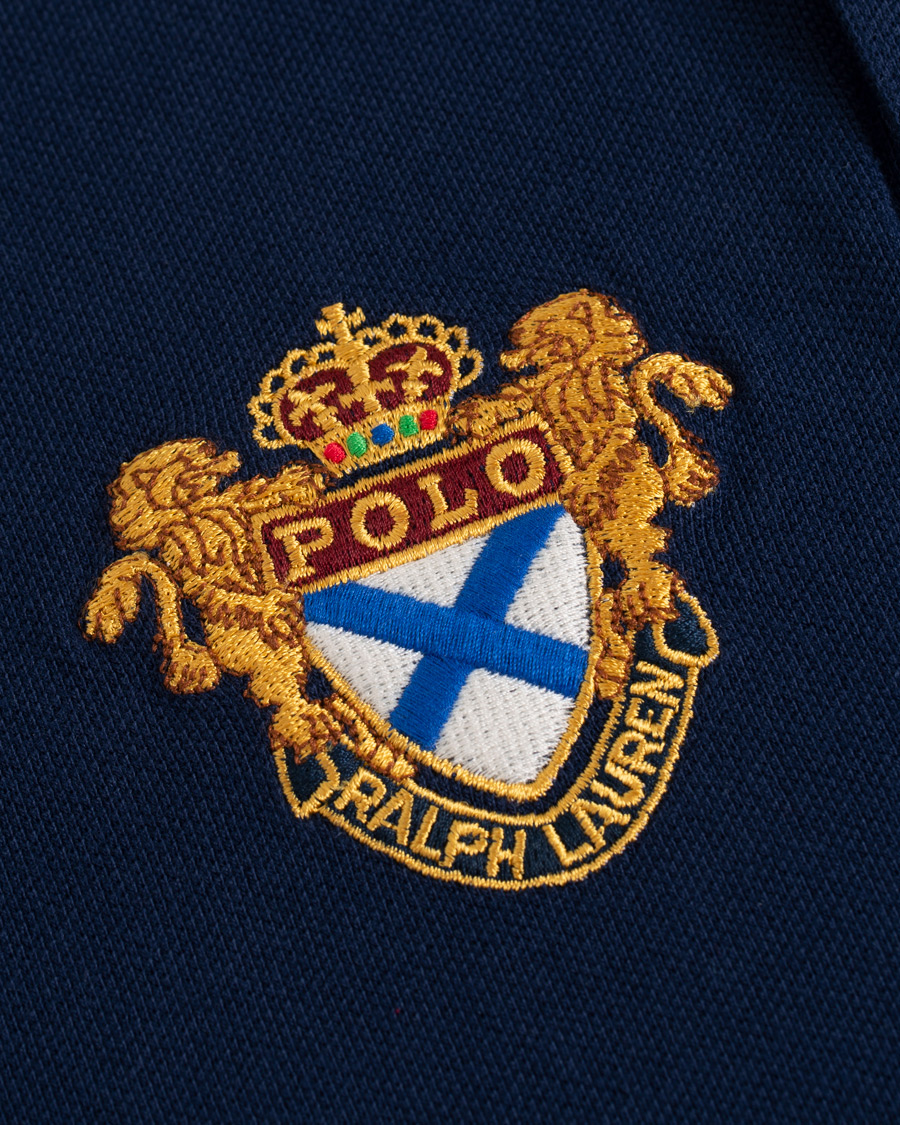 Heren | Polo's | Polo Ralph Lauren | Custom Slim Fit Crest Big Pony Polo French Navy