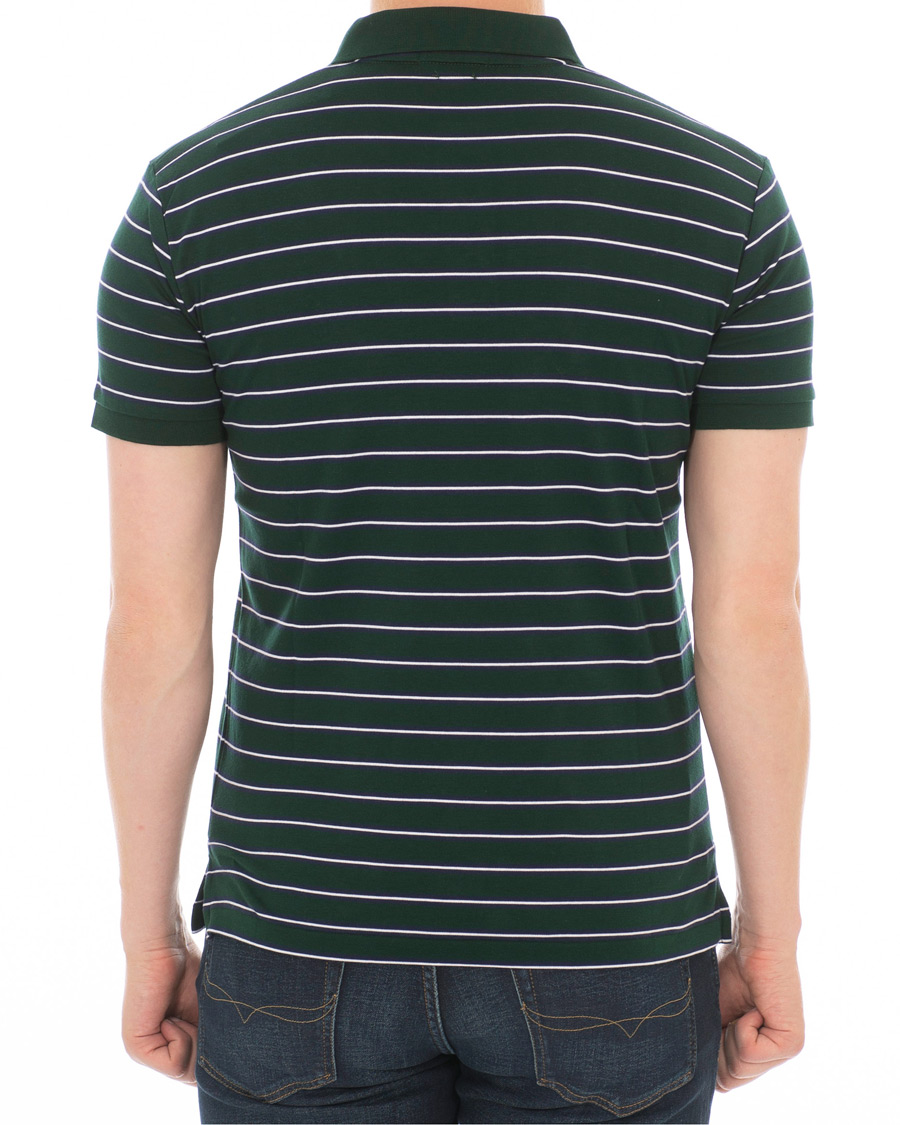 Heren | Polo's | Polo Ralph Lauren | Pima Luxury Stripe Polo Green/White