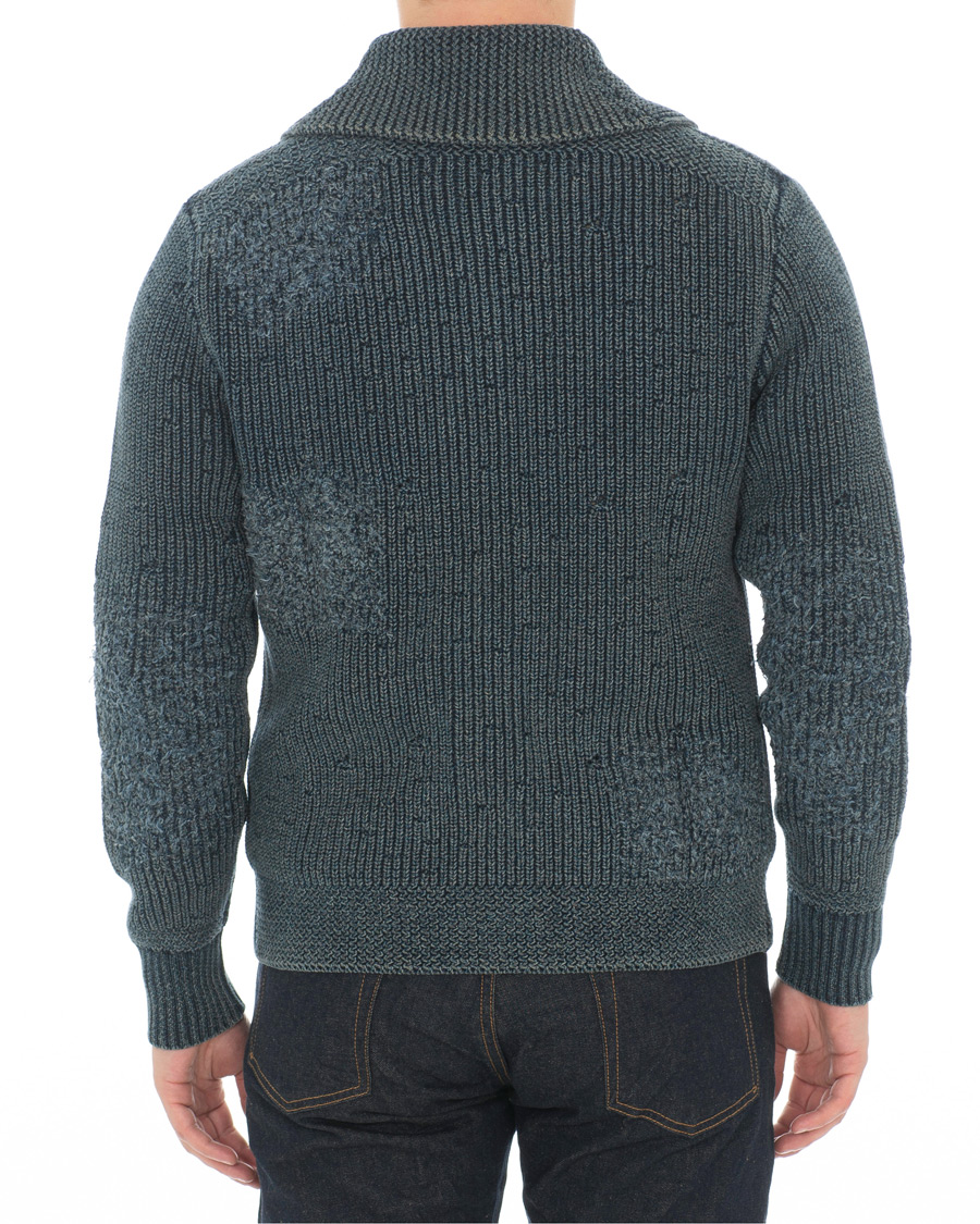 Heren | Truien | RRL | Shawl Collar Cardigan Dark Indigo