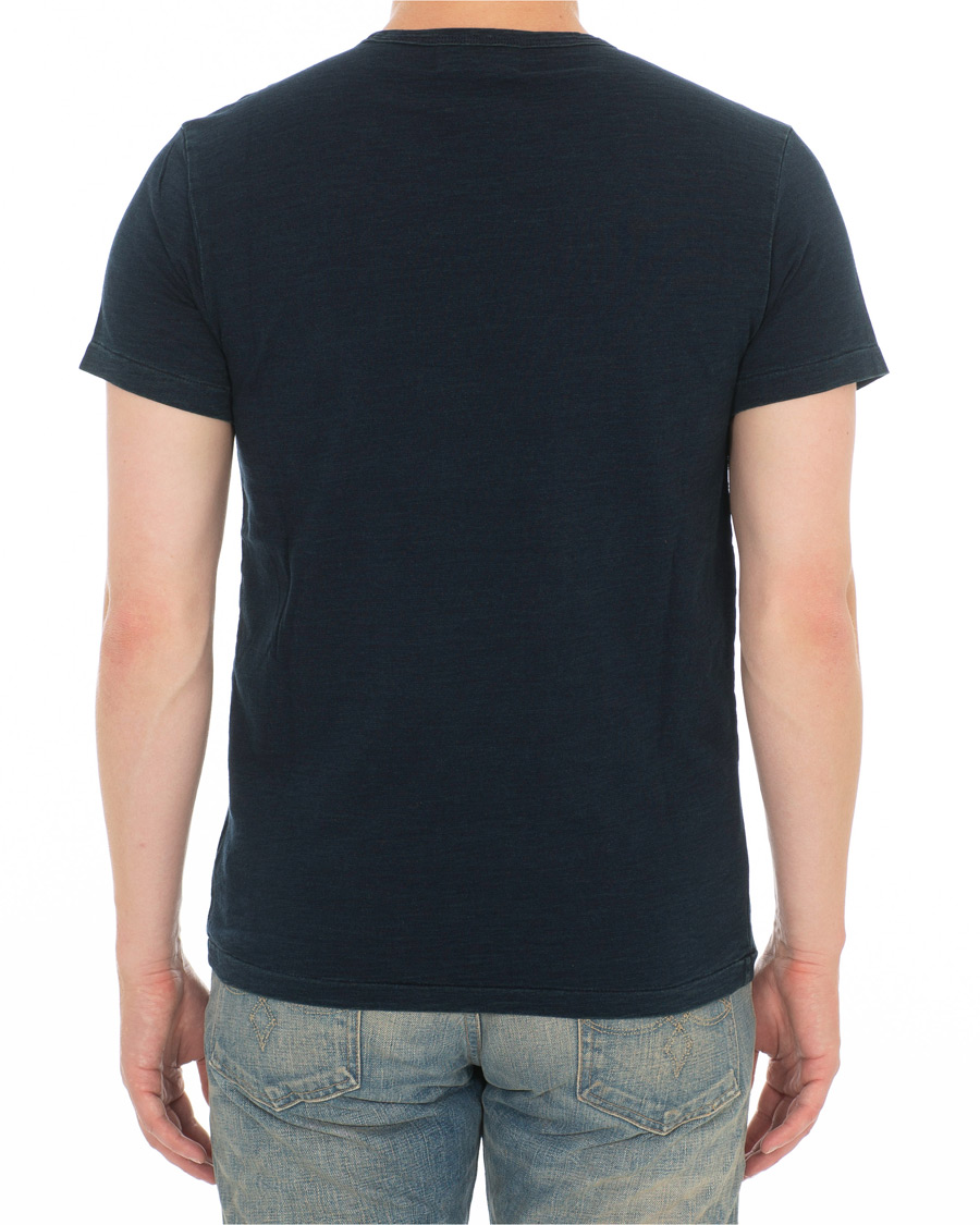Homme | T-shirts | RRL | Standard Pocket Tee Rinsed Blue Indigo