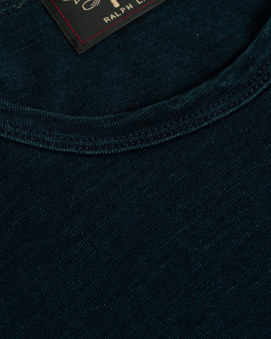 Homme | T-shirts | RRL | Standard Pocket Tee Rinsed Blue Indigo