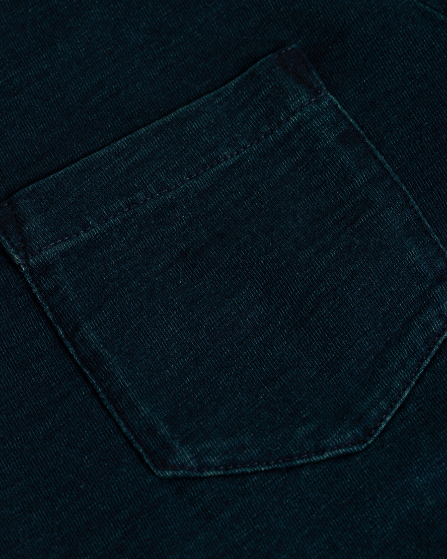 Homme | T-shirts | RRL | Standard Pocket Tee Rinsed Blue Indigo