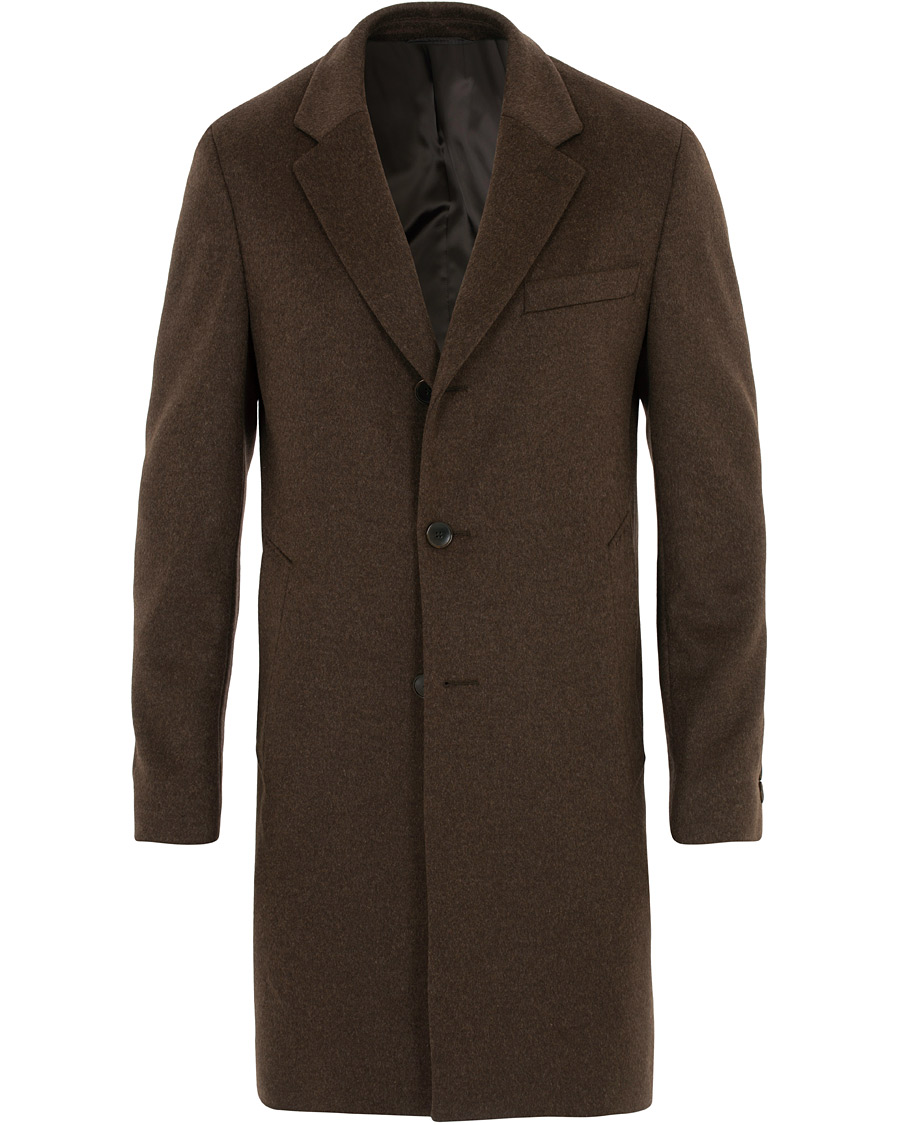 Homme | Manteaux Et Vestes | BOSS BLACK | BOSS Nye Wool/Cashmere Coat Brown