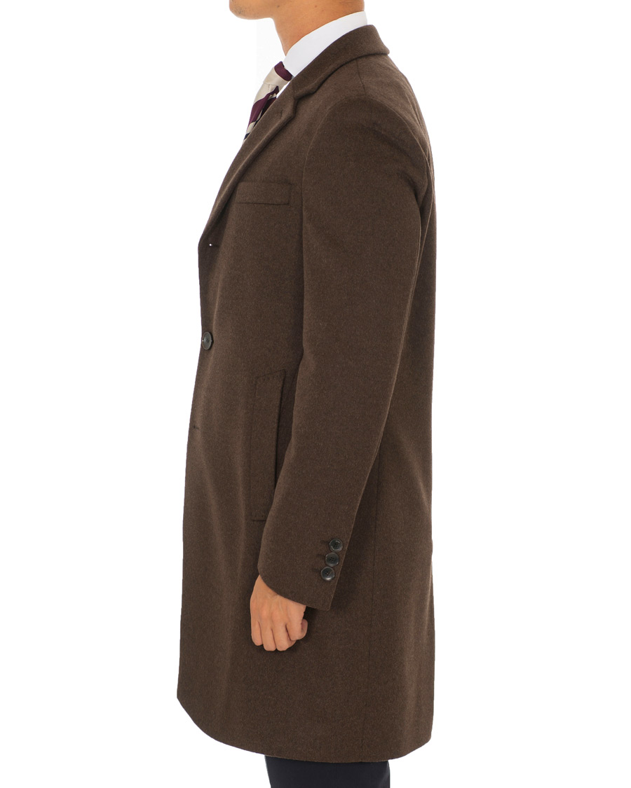 Homme | Manteaux Et Vestes | BOSS BLACK | BOSS Nye Wool/Cashmere Coat Brown