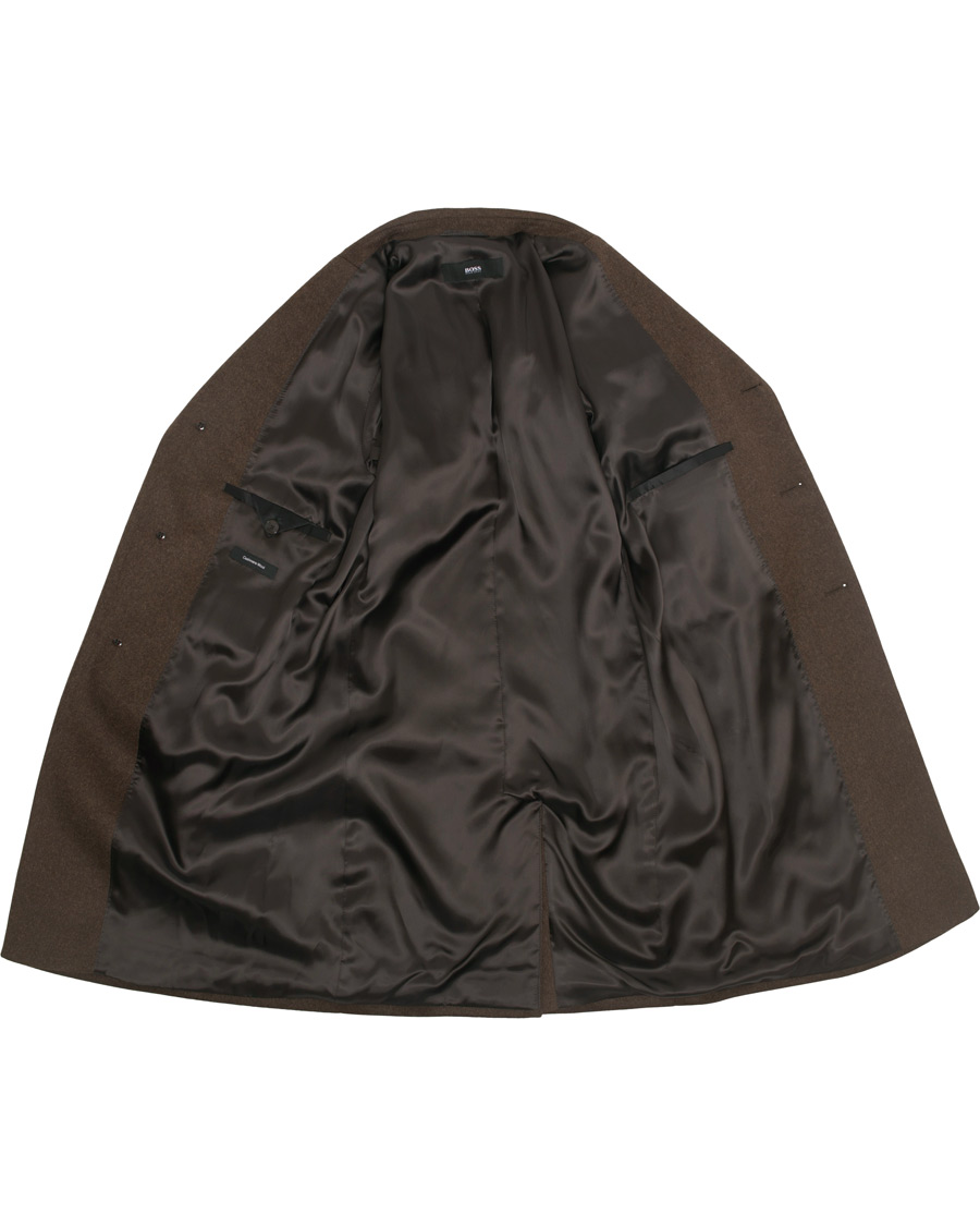 Homme | Manteaux Et Vestes | BOSS BLACK | BOSS Nye Wool/Cashmere Coat Brown