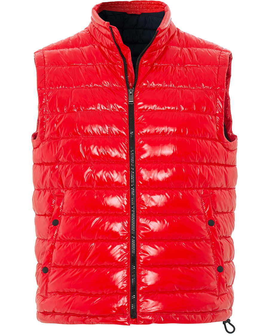 Homme | Manteaux Et Vestes | BOSS BLACK | BOSS Cilla High Shine Vest Red