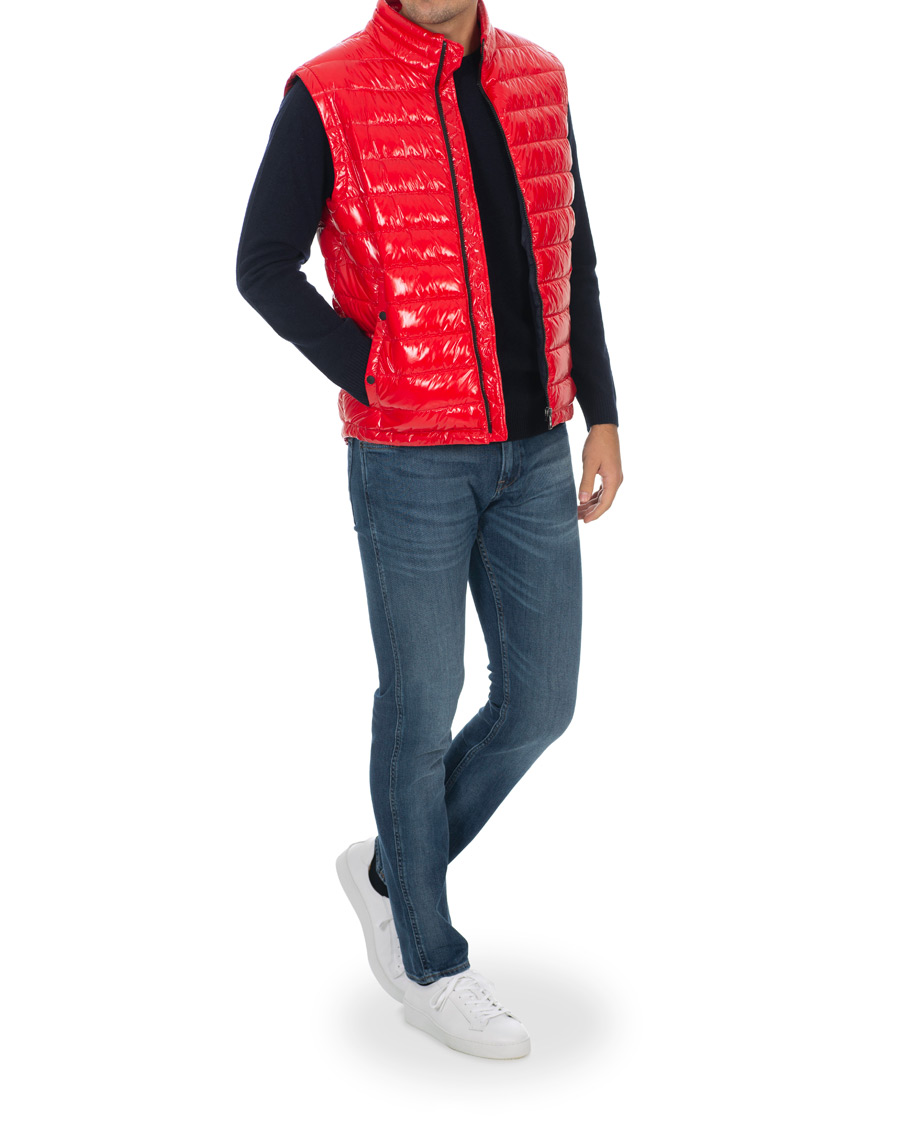Homme | Manteaux Et Vestes | BOSS BLACK | BOSS Cilla High Shine Vest Red