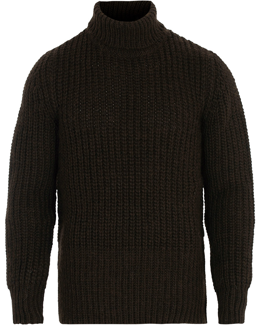 Homme | Pulls Et Tricots | BOSS BLACK | BOSS Barnnet Alpaca Wool Blend Rollneck Ganache Brown