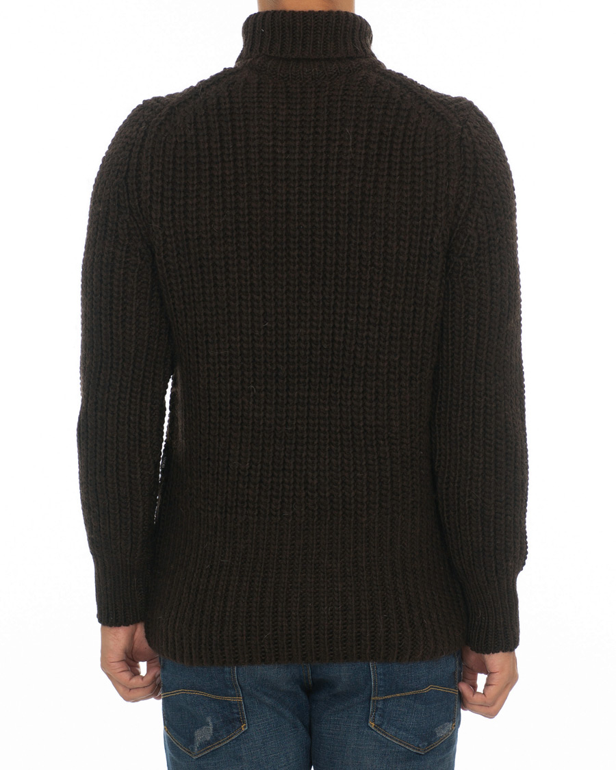 Homme | Pulls Et Tricots | BOSS BLACK | BOSS Barnnet Alpaca Wool Blend Rollneck Ganache Brown