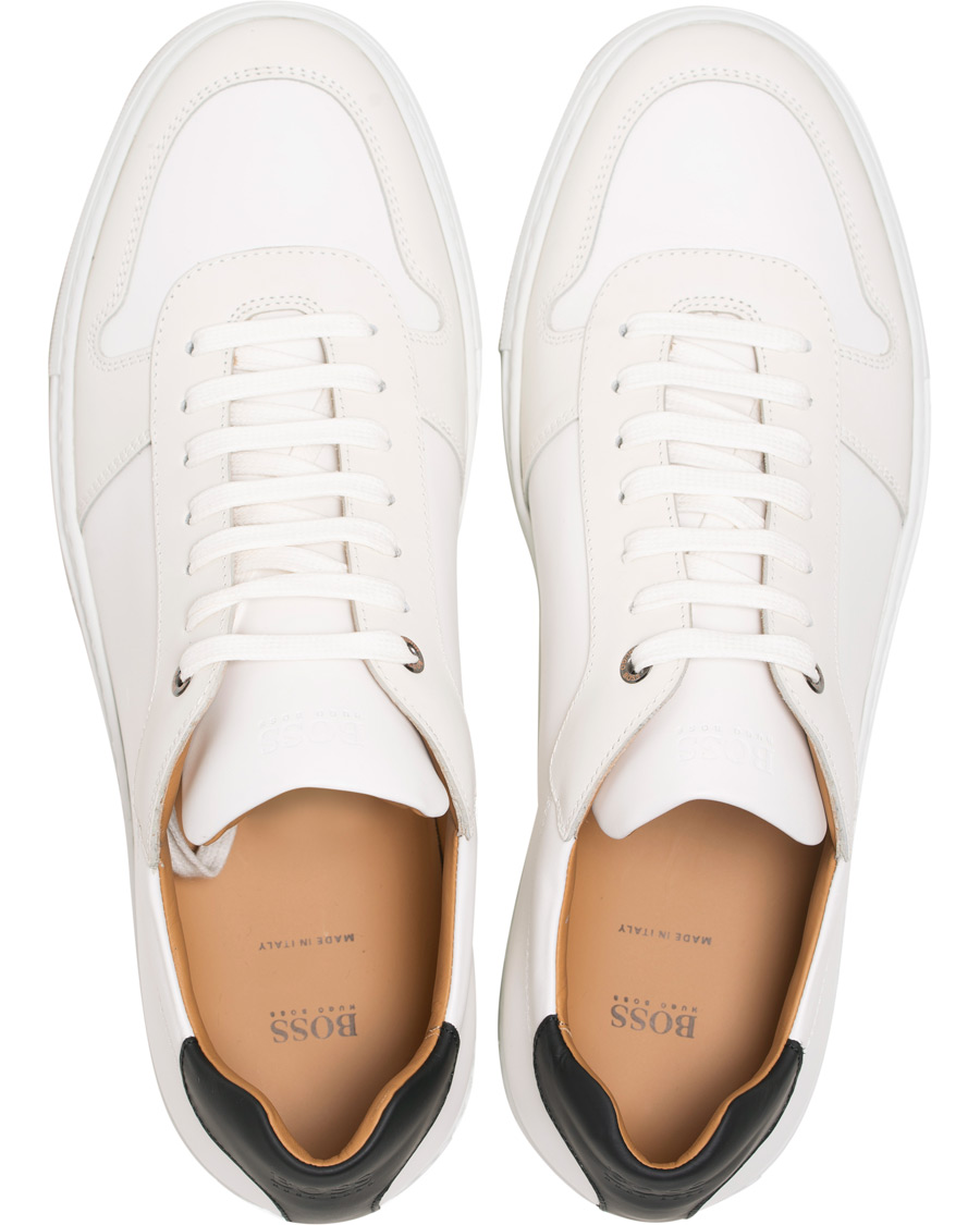 Homme | BOSS Mirage Tenn Sneaker White | BOSS BLACK | BOSS Mirage Tenn Sneaker White
