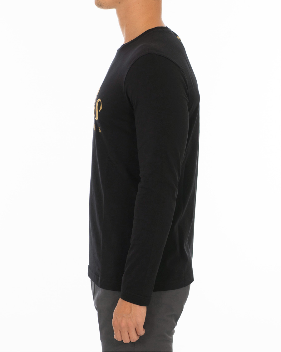 Homme | T-shirts | BOSS GREEN | BOSS Athleisure Togn Long Sleeve Tee Black/Gold