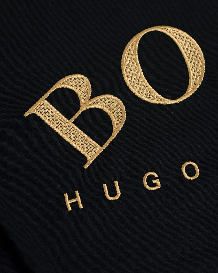 Homme | T-shirts | BOSS GREEN | BOSS Athleisure Togn Long Sleeve Tee Black/Gold