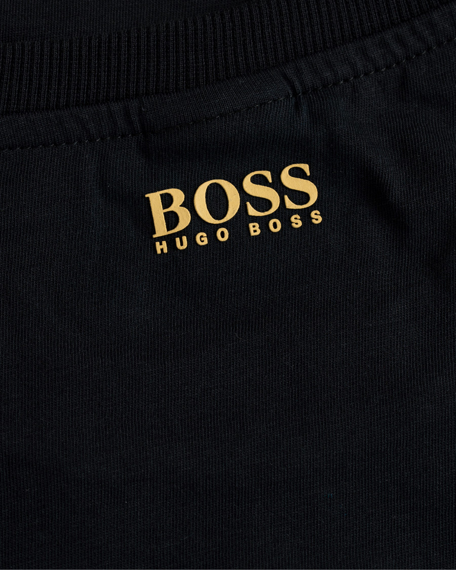 Homme | T-shirts | BOSS GREEN | BOSS Athleisure Togn Long Sleeve Tee Black/Gold