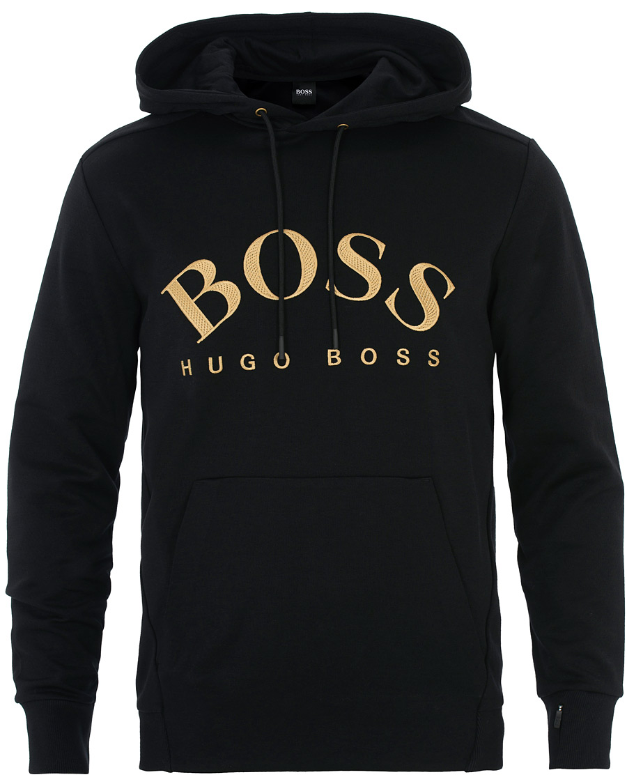 Homme | Pulls Et Tricots | BOSS GREEN | BOSS Athleisure Soody Hoodie Black/Gold