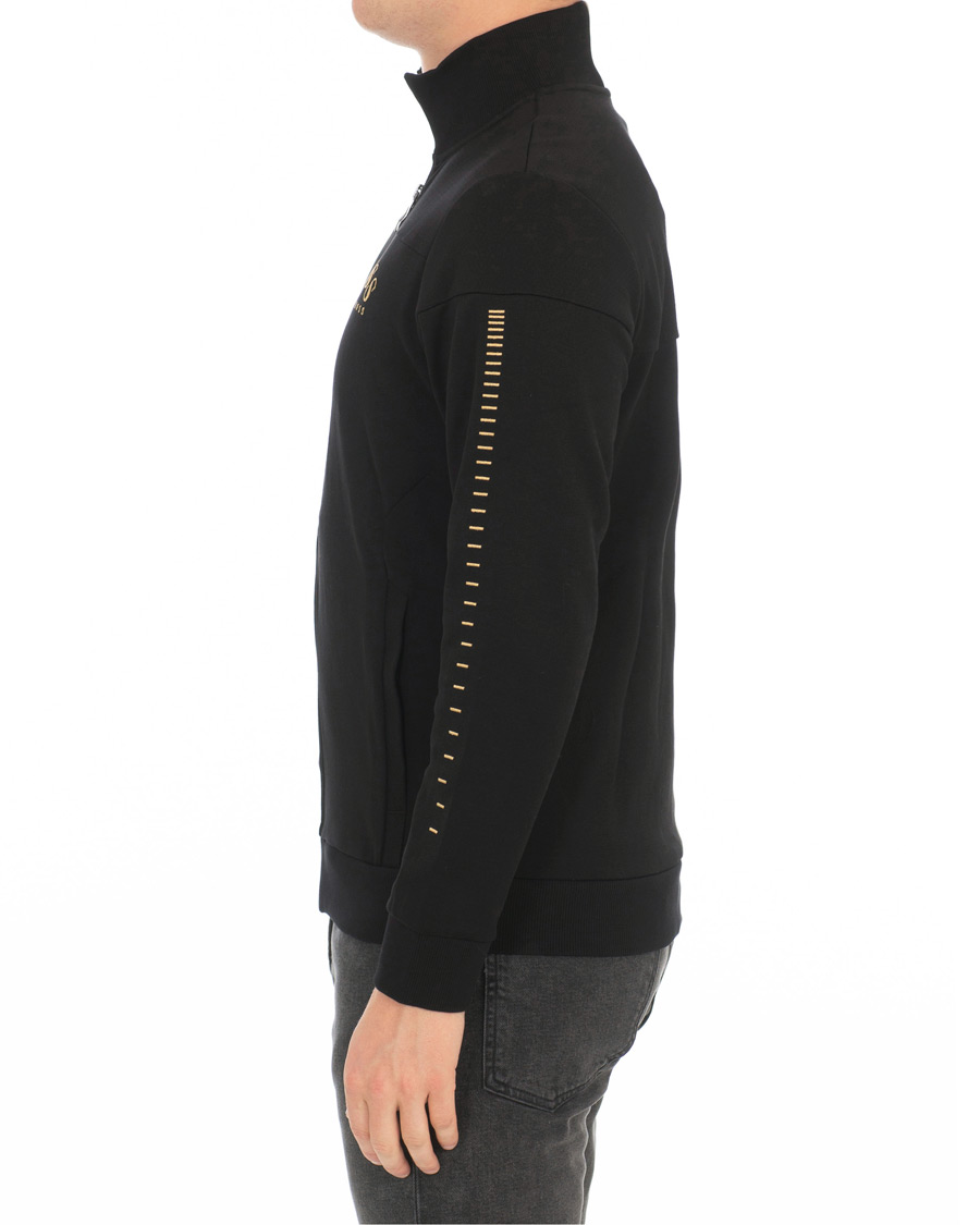 Homme | Pulls Et Tricots | BOSS GREEN | BOSS Athleisure Skaz Win Full Zip Black/Gold
