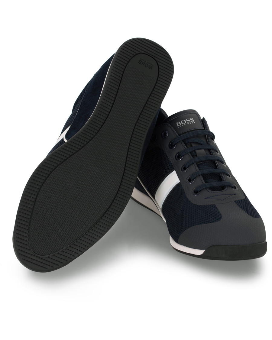 Heren | BOSS Athleisure Glaze Sneaker Navy | BOSS GREEN | BOSS Athleisure Glaze Sneaker Navy
