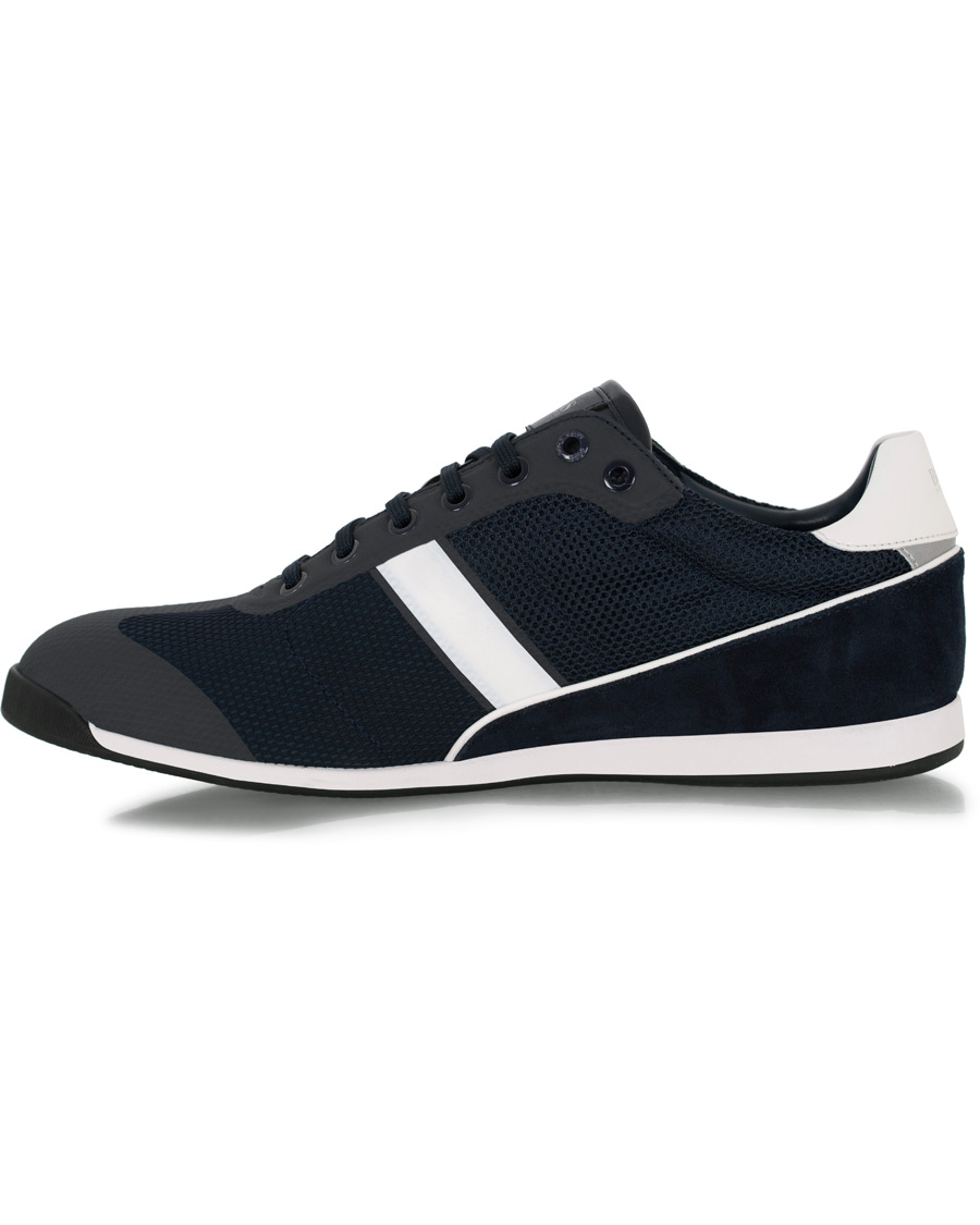 Heren | BOSS Athleisure Glaze Sneaker Navy | BOSS GREEN | BOSS Athleisure Glaze Sneaker Navy