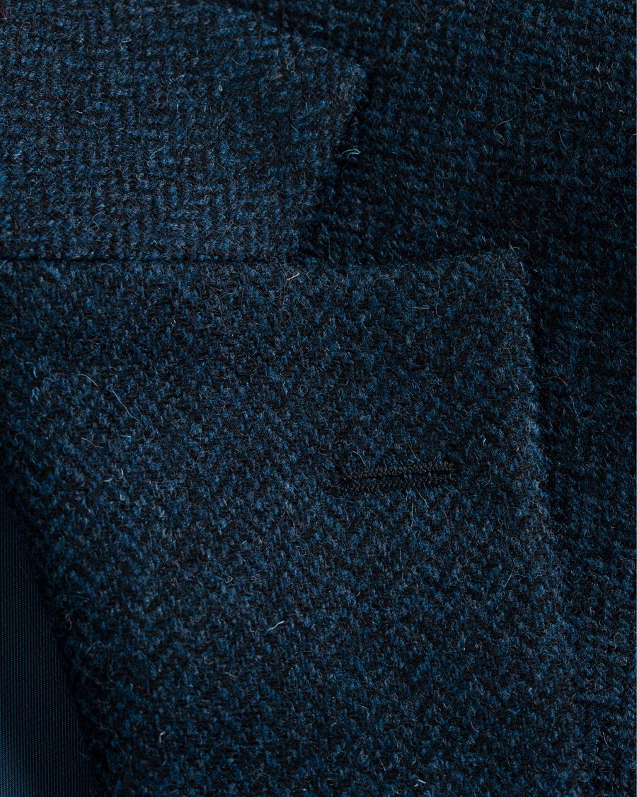 Homme | Blazers | Walker Slater | Edward Tweed Herringbone Blazer Navy