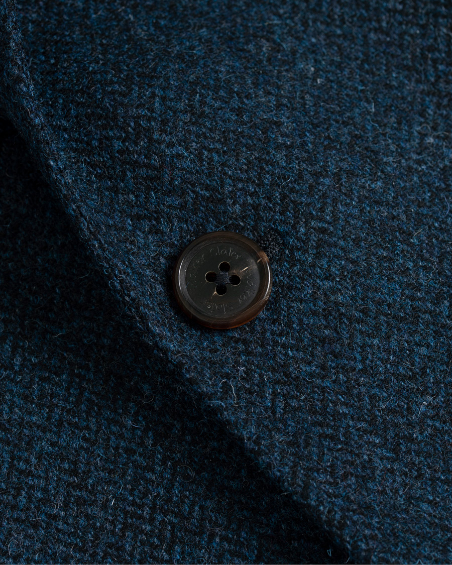 Homme | Blazers | Walker Slater | Edward Tweed Herringbone Blazer Navy