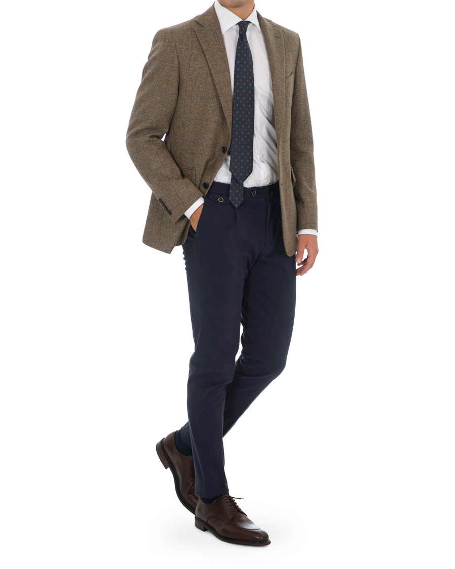 Homme | Blazers | Walker Slater | Edward Tweed Windowpane Blazer Brown