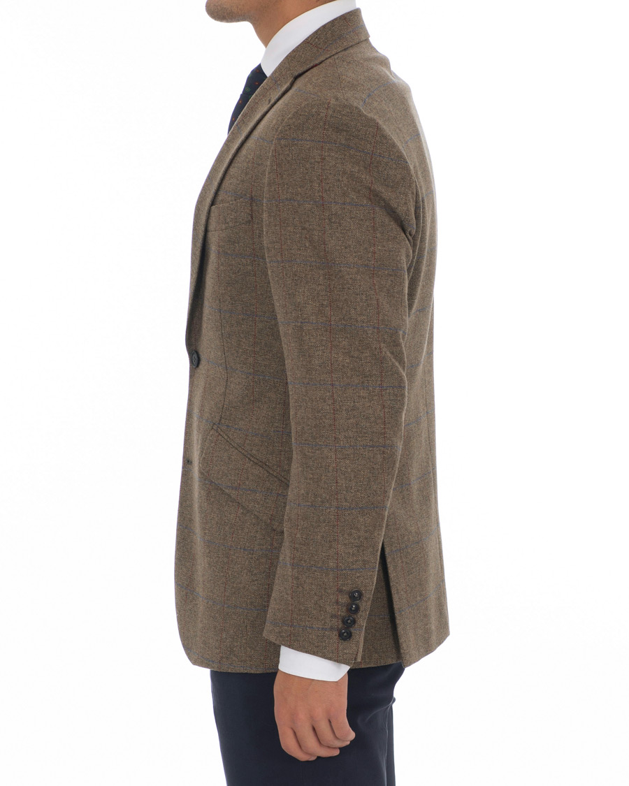 Homme | Blazers | Walker Slater | Edward Tweed Windowpane Blazer Brown