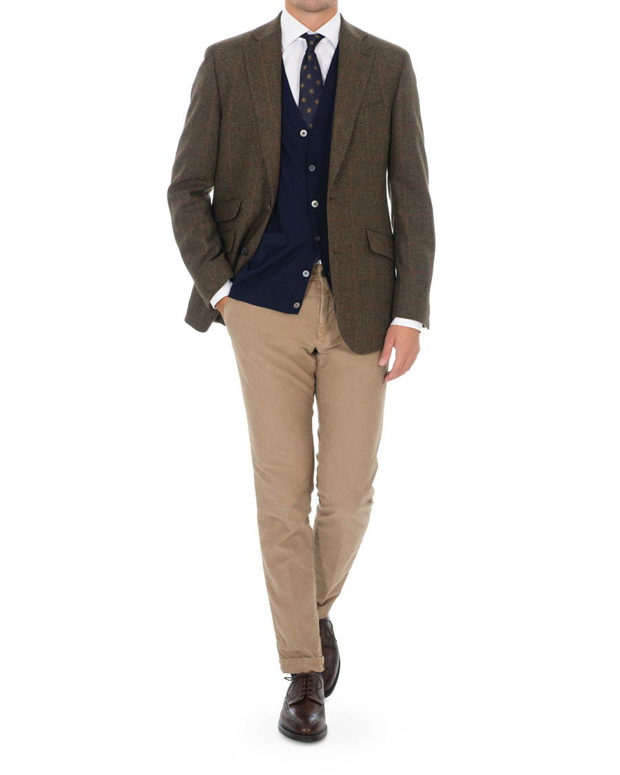 Homme | Blazers | Walker Slater | Edward Tweed Windowpane Blazer Green