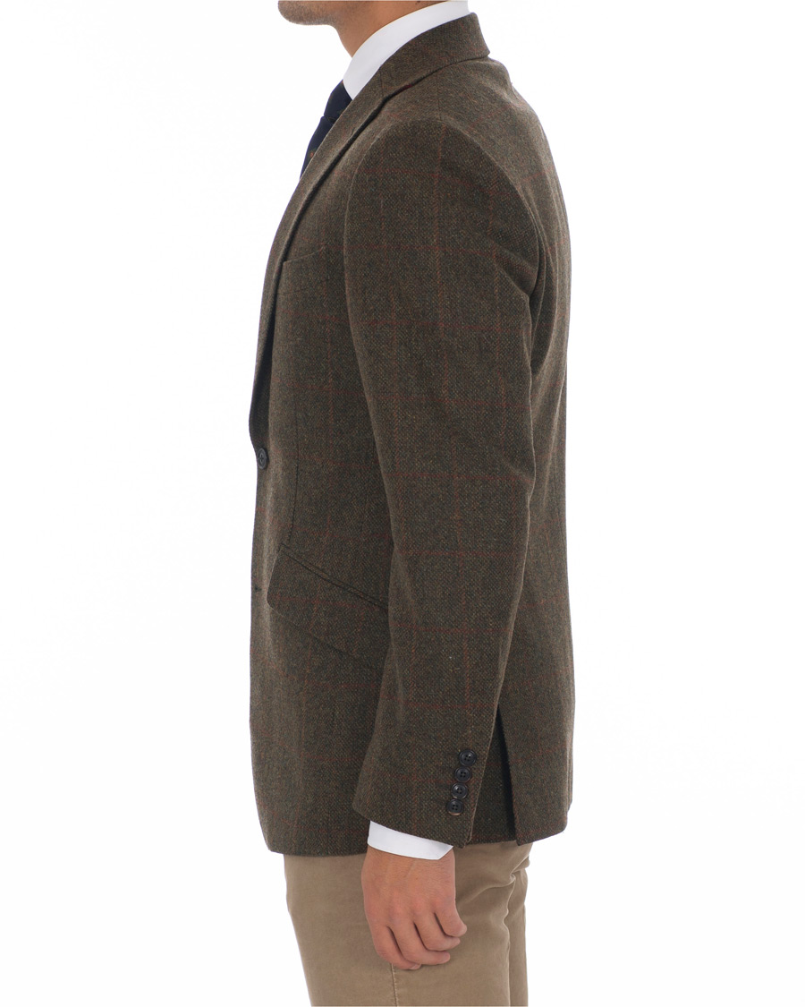 Homme | Blazers | Walker Slater | Edward Tweed Windowpane Blazer Green