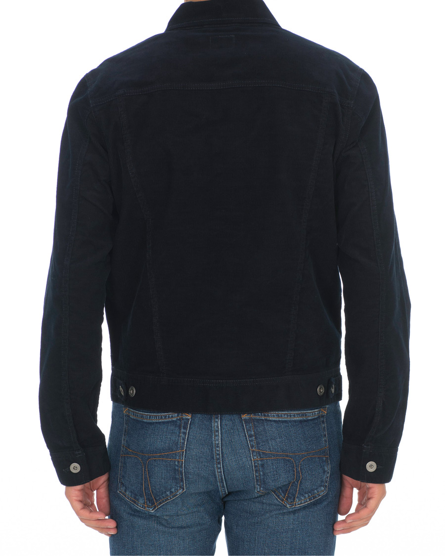Heren | Jassen | J.Crew | Stretch Corduroy Trucker Jacket Navy