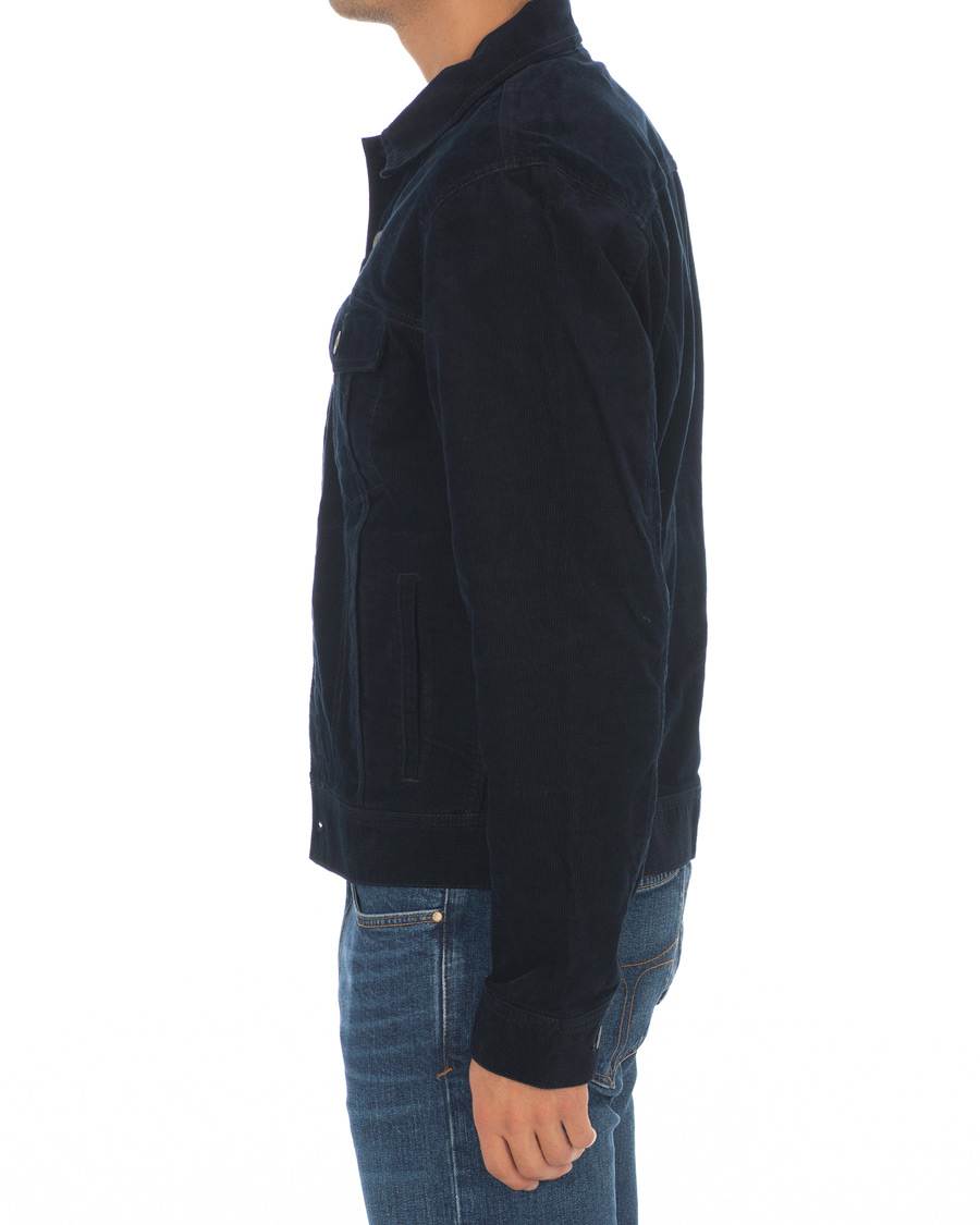 Heren | Jassen | J.Crew | Stretch Corduroy Trucker Jacket Navy