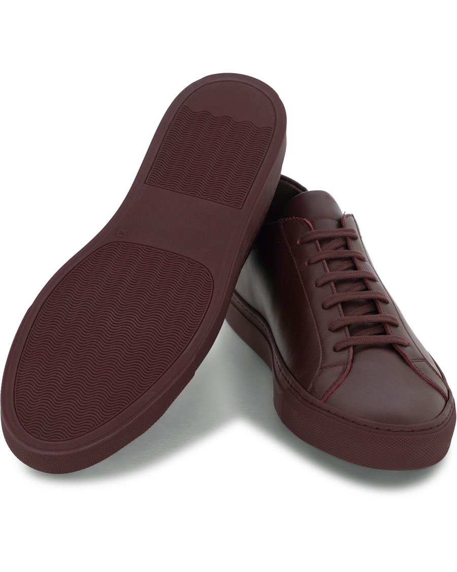 Homme | Common Projects Original Achilles Leather Sneaker Wine Red | Common Projects | Original Achilles Leather Sneaker Wine Red