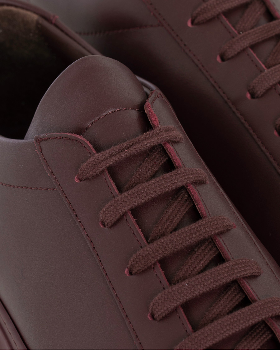Homme | Common Projects Original Achilles Leather Sneaker Wine Red | Common Projects | Original Achilles Leather Sneaker Wine Red