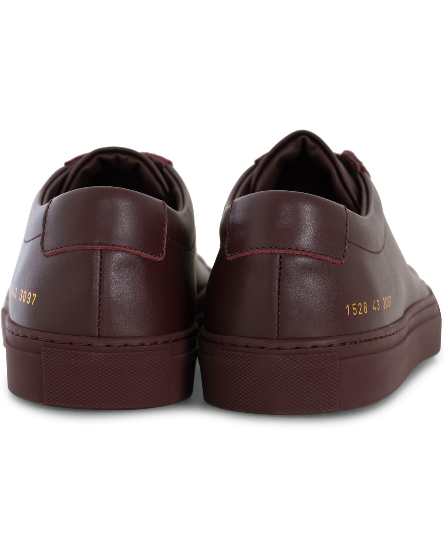 Homme | Common Projects Original Achilles Leather Sneaker Wine Red | Common Projects | Original Achilles Leather Sneaker Wine Red
