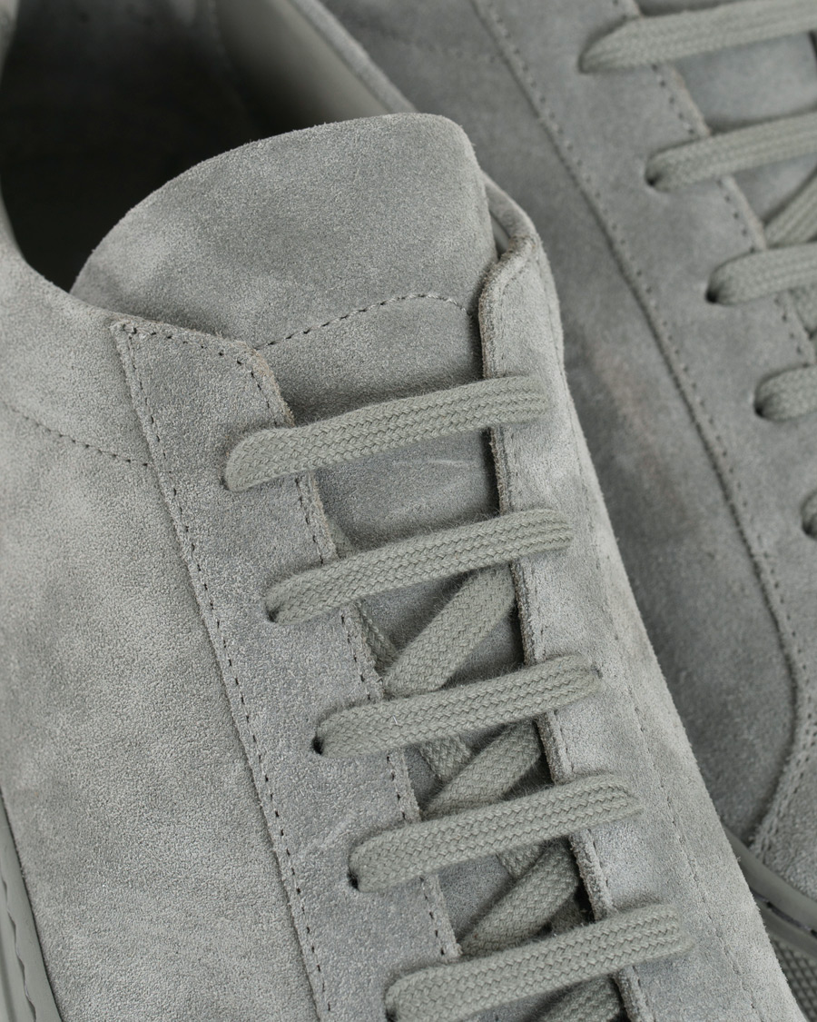 Heren | Common Projects Original Achilles Suede Sneaker Grey | Common Projects | Original Achilles Suede Sneaker Grey