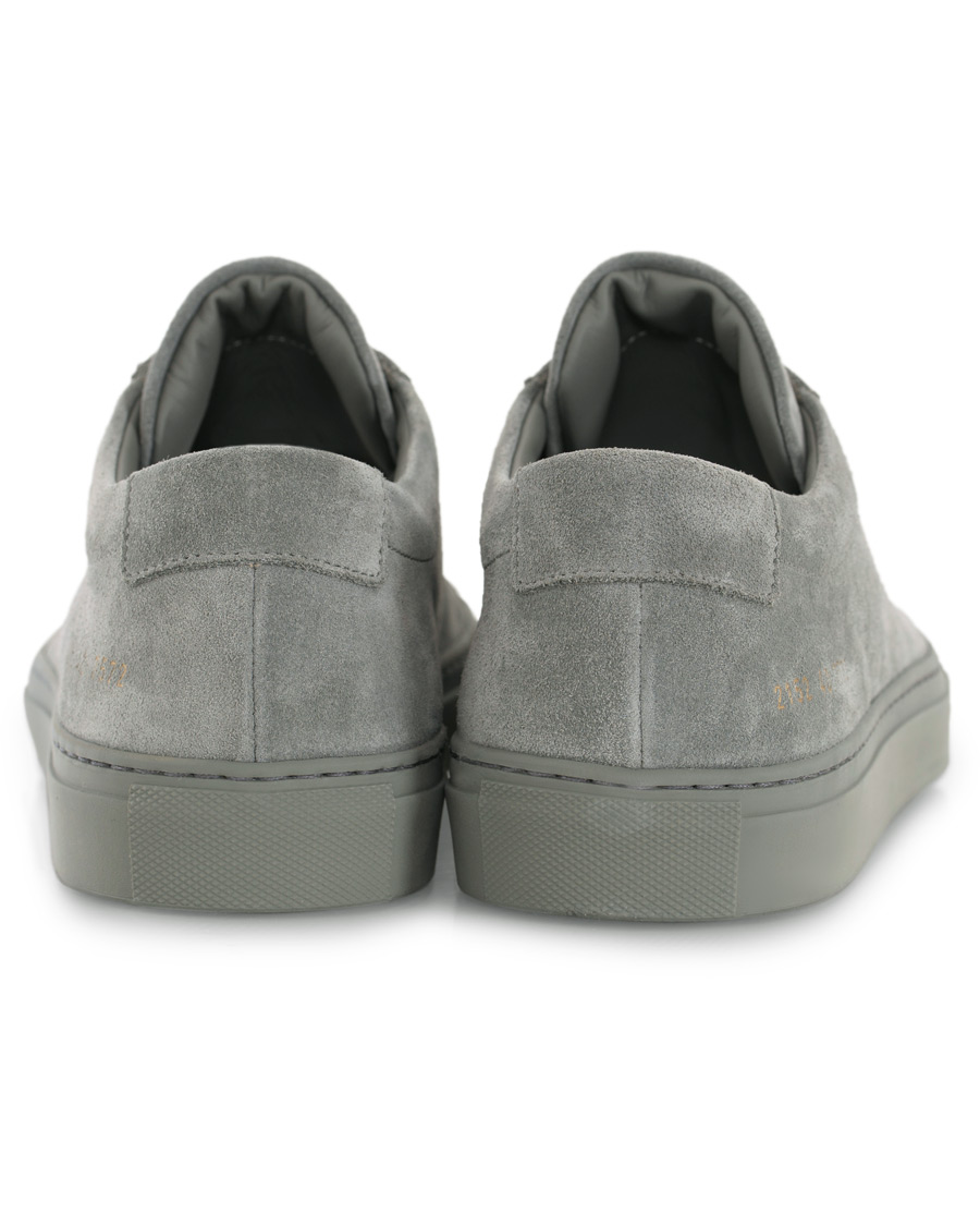Heren | Common Projects Original Achilles Suede Sneaker Grey | Common Projects | Original Achilles Suede Sneaker Grey
