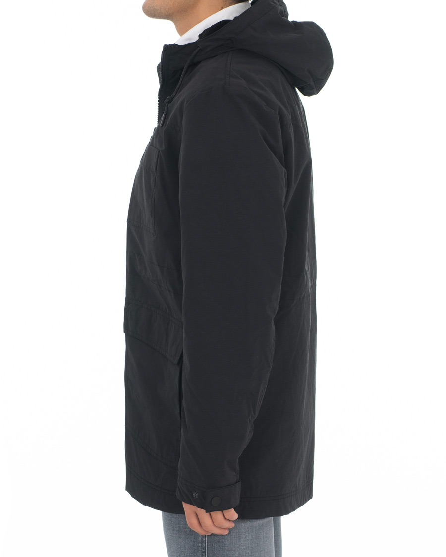 Homme | Manteaux Et Vestes | Lyle & Scott | Micro Fleece Lined Hooded Jacket True Black