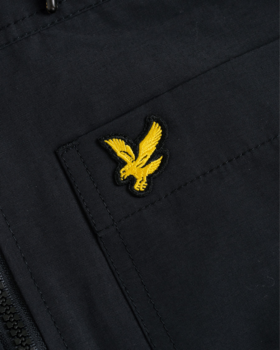 Homme | Manteaux Et Vestes | Lyle & Scott | Micro Fleece Lined Hooded Jacket True Black