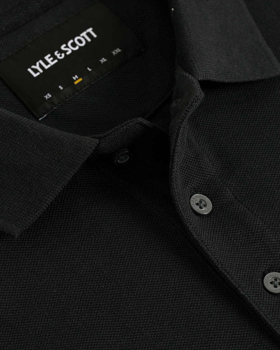 Homme | Pulls Et Tricots | Lyle & Scott | Long Sleeve Plain Polo True Black