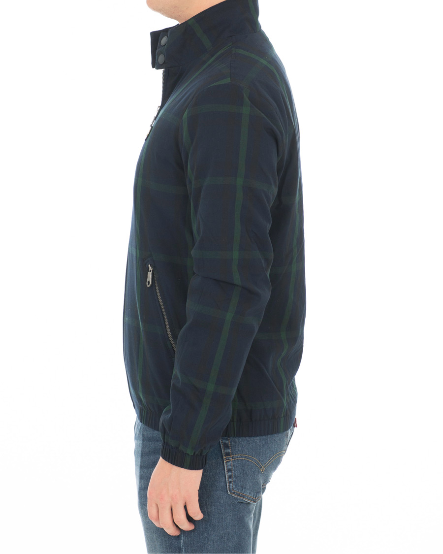 Homme | Manteaux Et Vestes | Lyle & Scott | Tartan Harrington Jacket Navy/Check