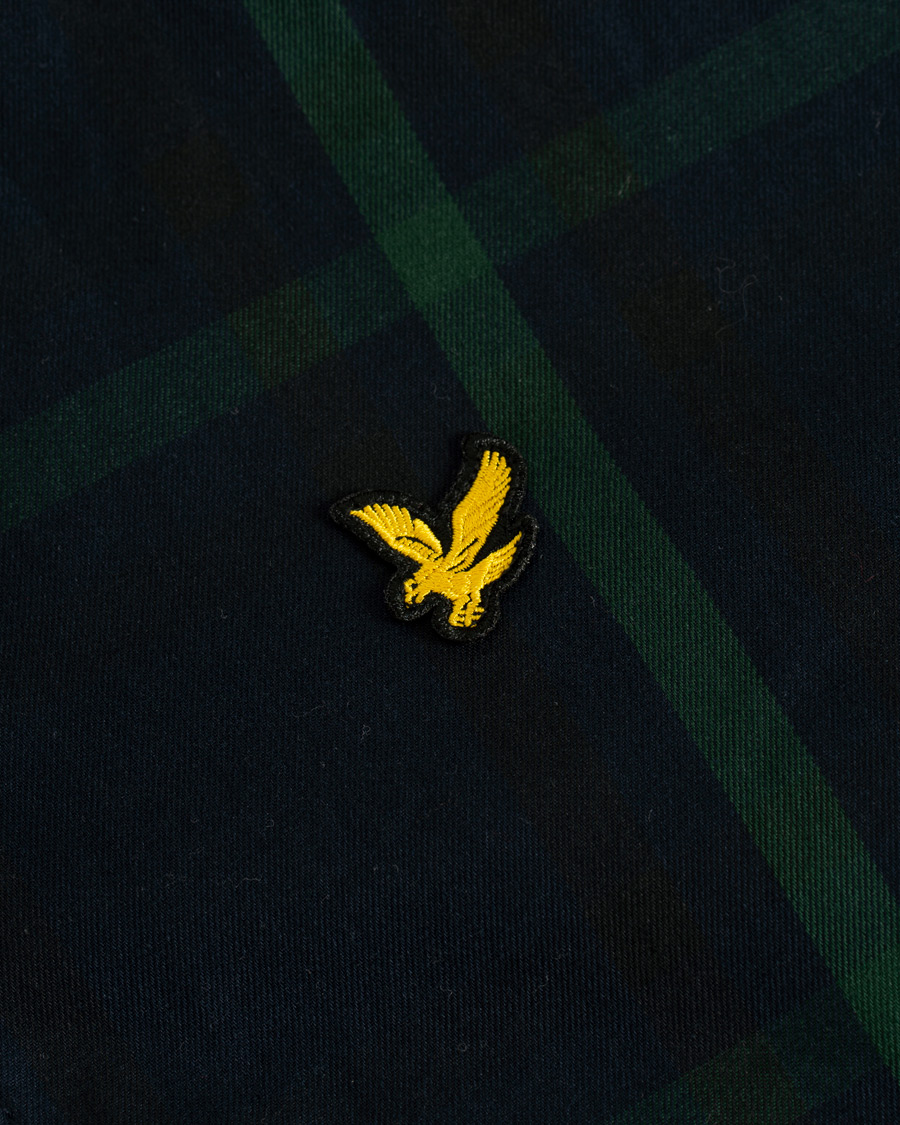 Homme | Manteaux Et Vestes | Lyle & Scott | Tartan Harrington Jacket Navy/Check