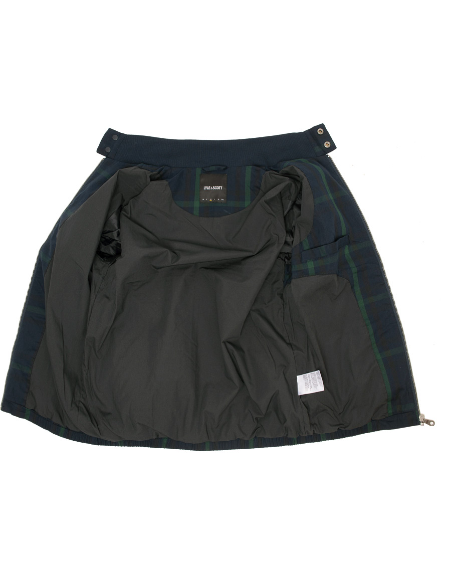 Homme | Manteaux Et Vestes | Lyle & Scott | Tartan Harrington Jacket Navy/Check