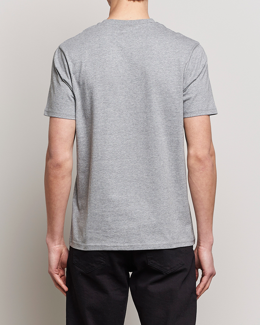 Heren | T-shirts | Lyle & Scott | Crew Neck Organic Cotton T-Shirt Mid Grey Marl