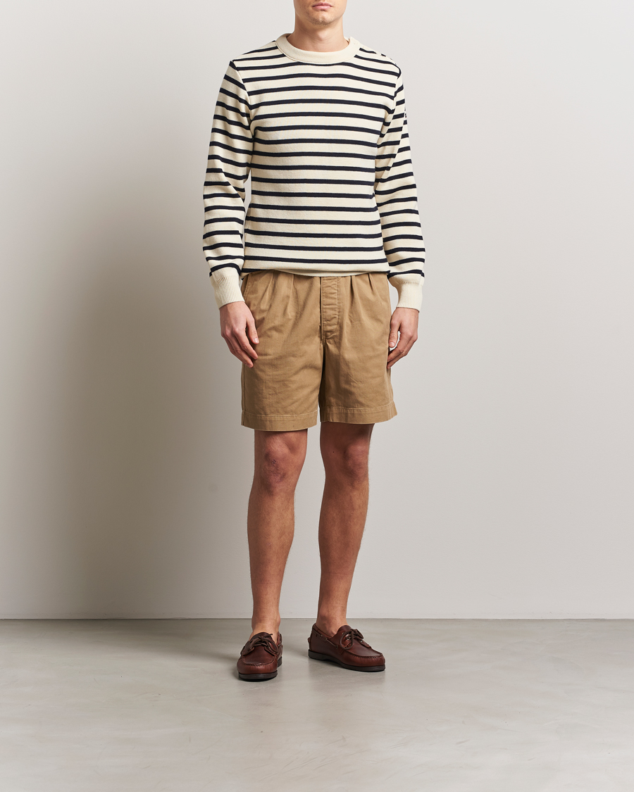 Homme | Pulls Et Tricots | Armor-lux | Fouesnant Classic Sweater Nature/Rich Navy