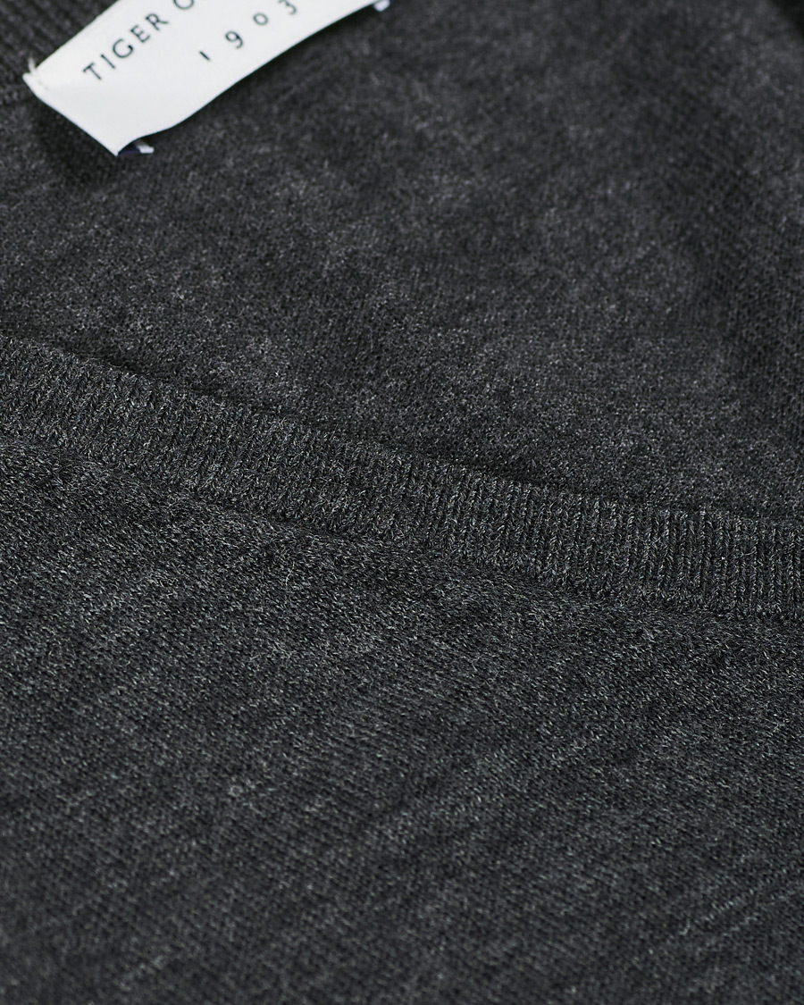 Homme | Pulls Et Tricots | Tiger of Sweden | Rael V-Neck Pullover Grey